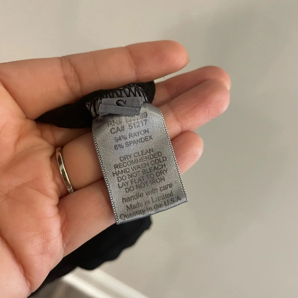 NWT Michael Lauren Radford Open Shoulder Dress in Black Sz Small - Picture 9 of 11